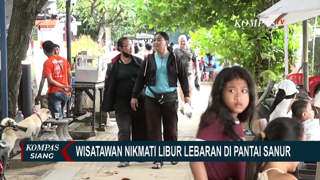 Kisah Wisatawan Nikmati Libur Lebaran 2025 di Pantai Sanur Bali