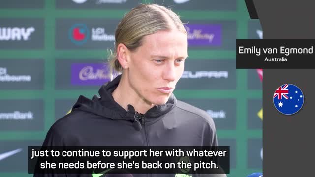 'She's our captain' - Van Egmond throws support behind Sam Kerr as Australia leader