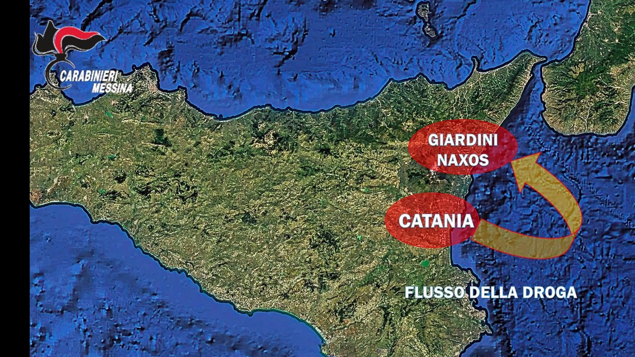 Operazione antidroga Catania-Messina