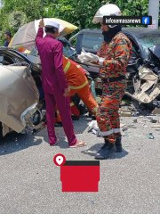 Student killed as car and 4WD collide in Besut