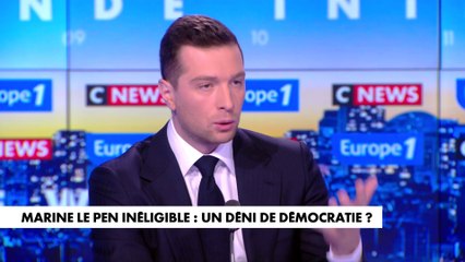 Jordan Bardella: «Il s'agit d'une négation pure et simple de l'État de droit»