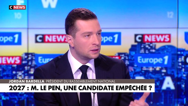 Jordan Bardella sur CNews : Tout sera fait pour nous empêcher d’arriver au pouvoir. Aujourd'hui, ce n'est pas la dictature des juges, c'est la tyrannie des juges. - Vidéo