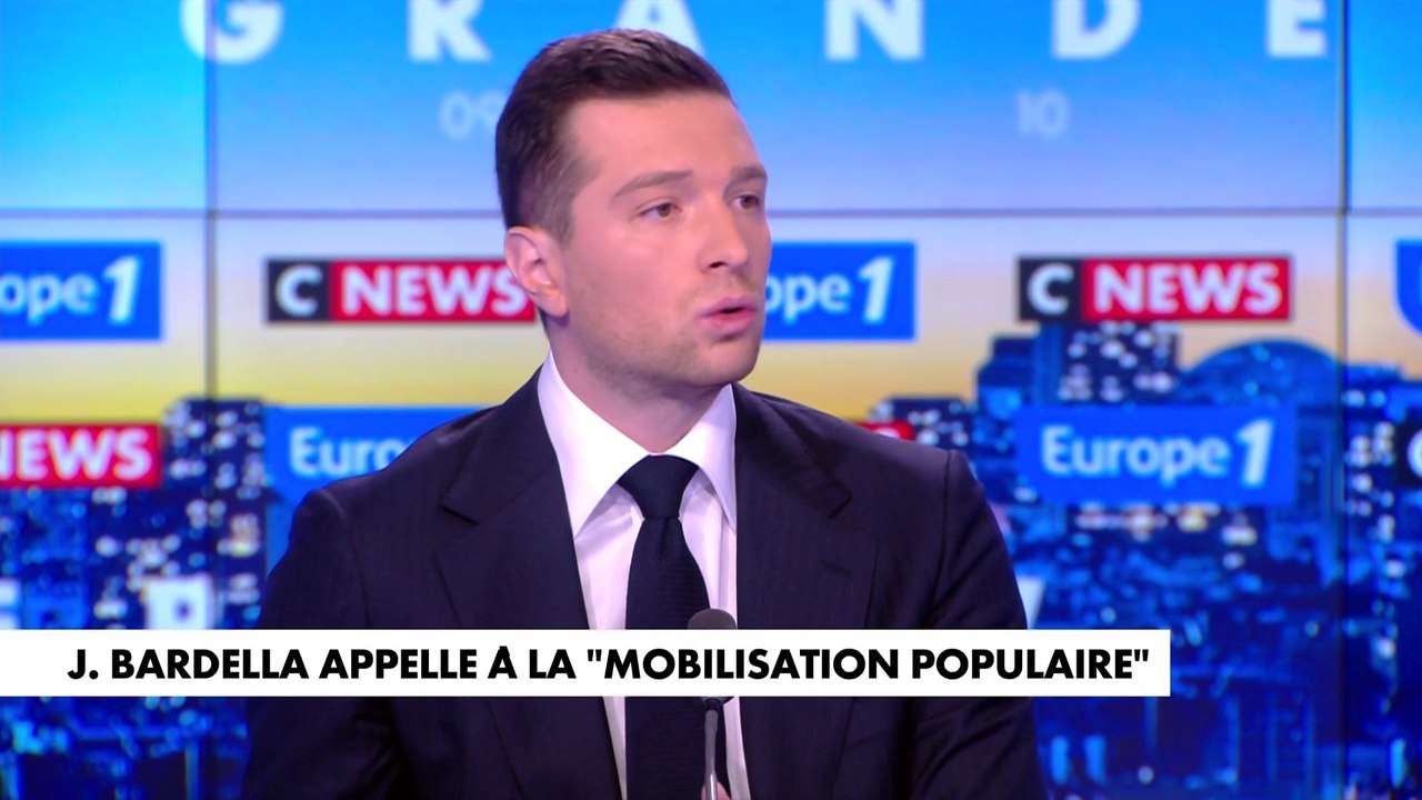 Jordan Bardella: «Nous ne sommes pas des fachos, des racistes et des gens d'extrême droite»