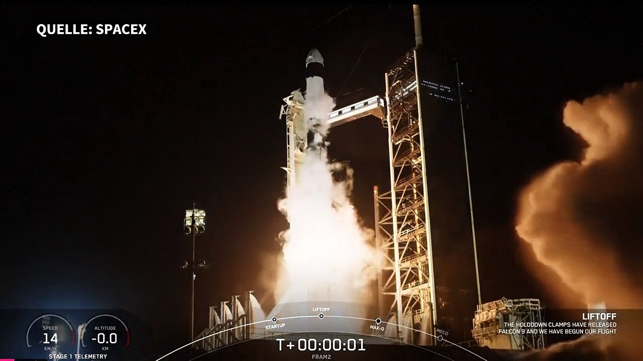Erste deutsche Astronautin im All: SpaceX-Rakete erfolgreich gestartet