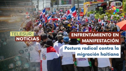 En República Dominicana se realizó una manifestación contra la migración haitiana