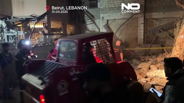 تصاویر تبعات آخرین حمله هوایی اسرائیل به حومه بیروت؛ دستکم سه نفر کشته شدند