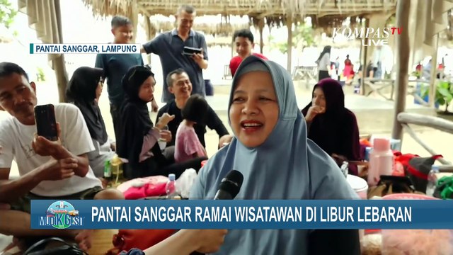 Ragam Aktivitas Nikmati Libur Lebaran di Pantai Sanggar Kalianda, Lampung Selatan