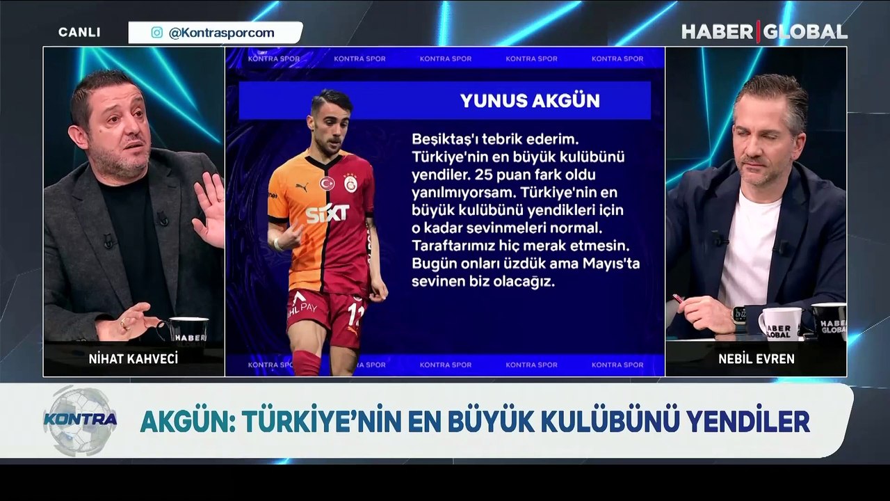 Nihat Kahveci'den Galatasaraylı futbolcuya Beşiktaş tepkisi! "Bu tarzı bırak, böyle yönlendirenler varsa elinin tersiyle it"