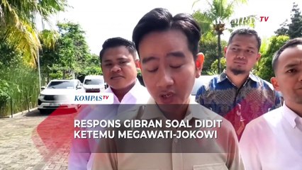 Respons Wapres Gibran soal Didit Bertemu Megawati, SBY, dan Jokowi: Tokoh yang Bisa Diterima Semua