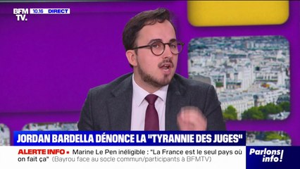 Bryan Masson (RN): "Marine Le Pen est encore notre candidate à l'élection présidentielle"