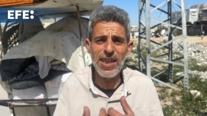 Desplazados gazatíes aseguran no poder garantizar ni las necesidades primarias ante orden de evacuación en Rafah