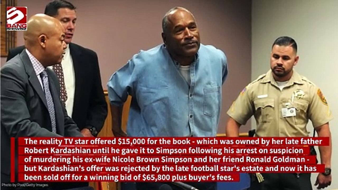 O.J. Simpson's Bible Sold at Auction After Kim Kardashian Snub