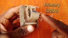 How to build an electromagnet from transformer