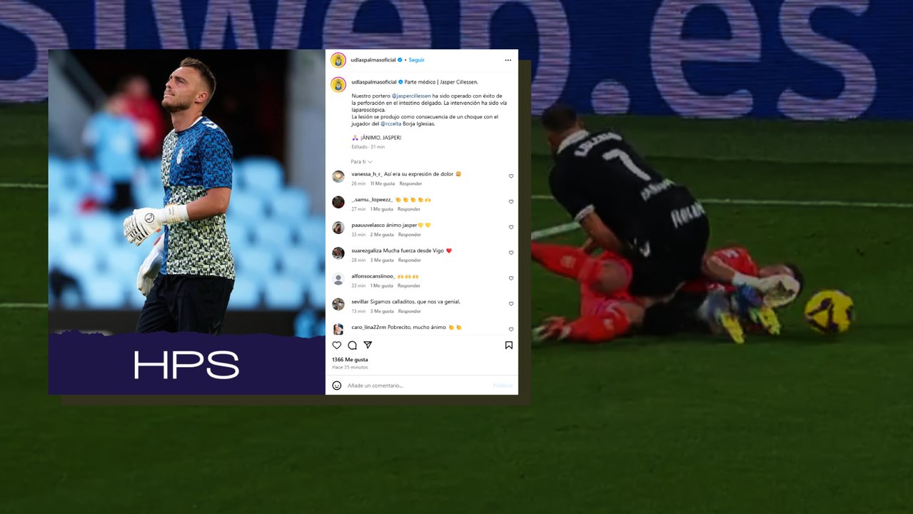 Cillessen, operado con éxito de la perforación en el intestino delgado