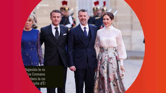 Brigitte Macron main dans la main avec la reine Mary du Danemark, un dîner d'Etat qui en dit long sur leur relation !