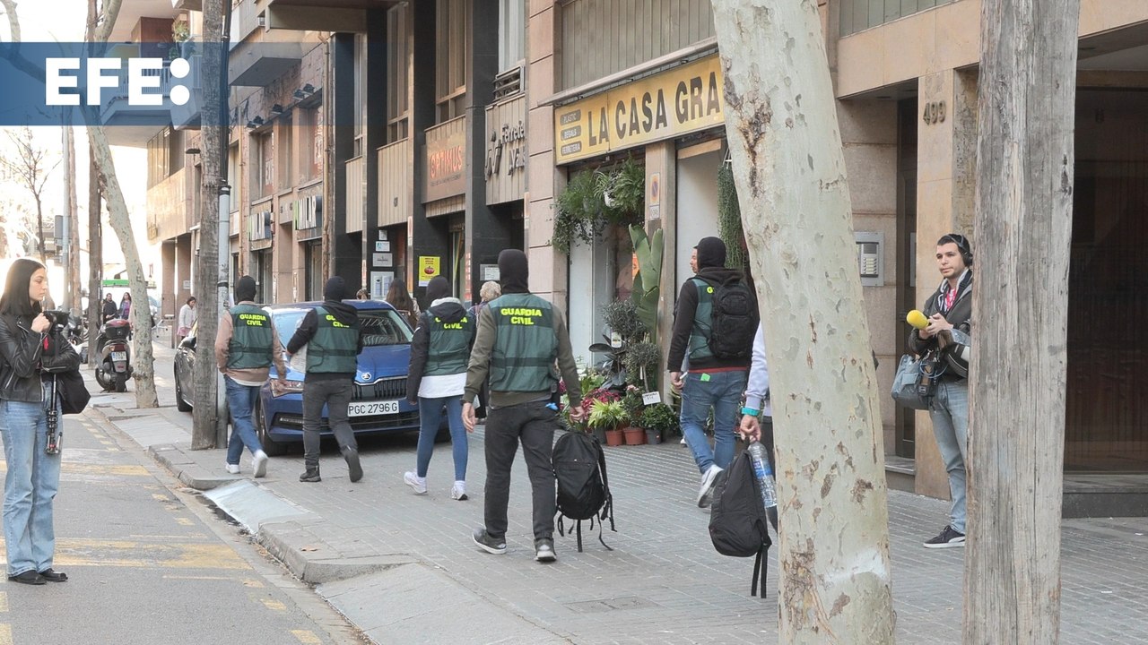 Operación contra el terrorismo yihadista en el centro de Barcelona