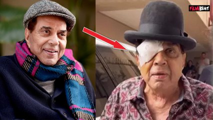 Dharmendra आंख में पट्टी बांधे आए नजर Fans को हुई Tension,मांगी जल्द ठीक होने की दुआ ! | FilmiBeat