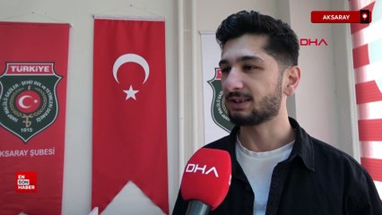 Aksaray'da protez ayakla yürümeye başlayan gazi