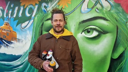 New mural appears in Hastings town centre