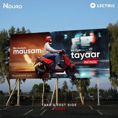 Cool Lectrix Nduro Electric Scooter with Stylish Design