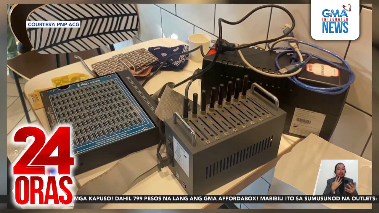 Nagbenta umano ng text blast machine para may pam-birthday, arestado | 24 Oras