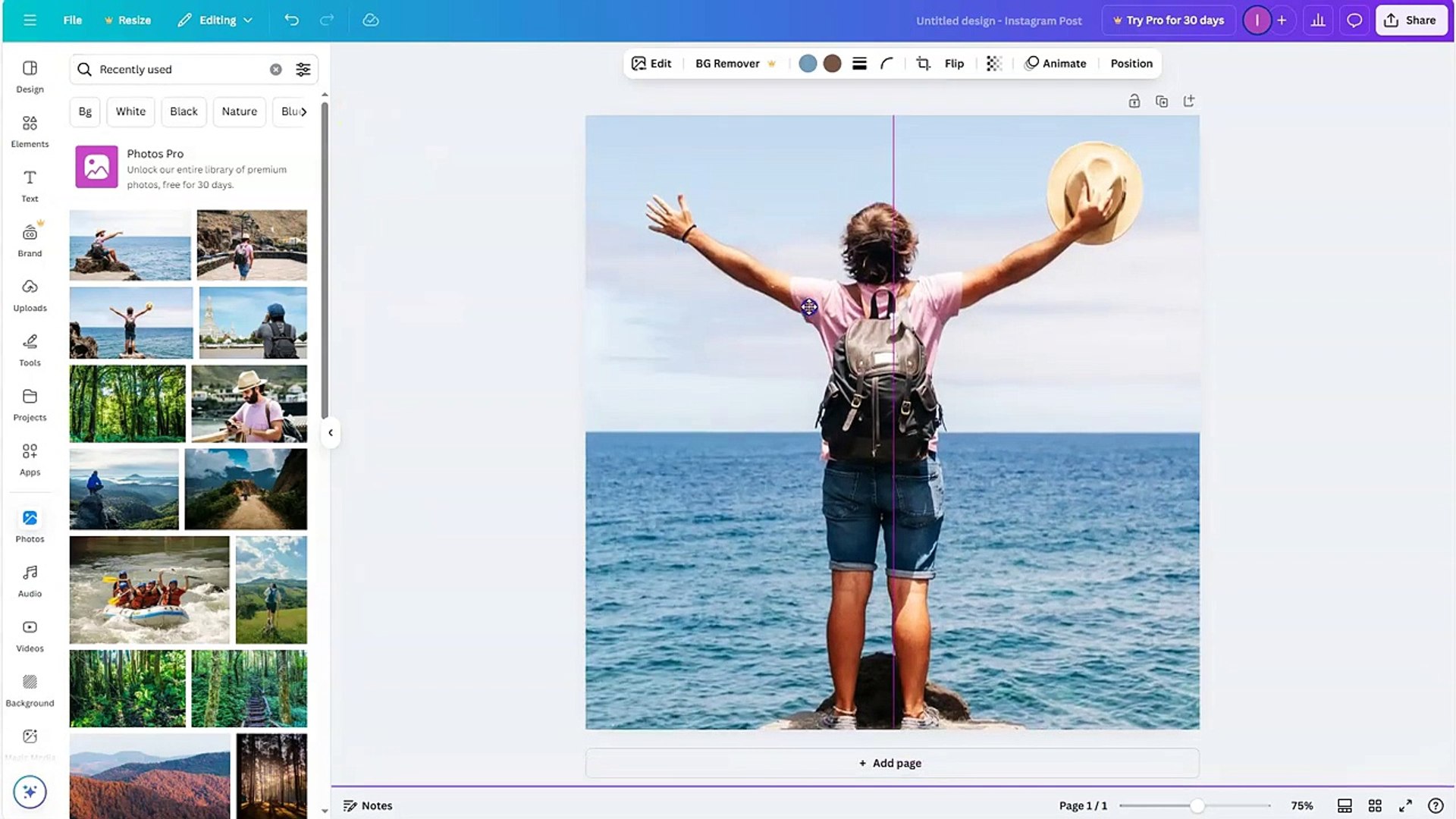 Adventure Poster Designing in Canva l easy canva I Canva Tutorial