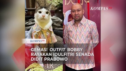 Gemas! Rayakan Lebaran, Outfit Bobby Kartanegara Senada dengan Didit Prabowo