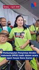 Perkumpulan Penyintas Stroke Indonesia, di Acara Open House Rano Karno!