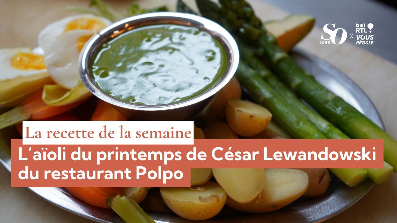 La recette de la semaine : l’aïoli du printemps de César Lewandowski du restaurant Polpo