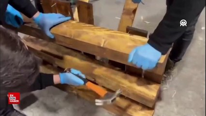 Gümrük muhafaza ekipleri üç operasyonda 182 kilogram uyuşturucuya el koydu