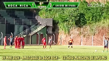 09 MAR 2024 - AMISTOSOS DO BOCA RICA - BOCA RICA 2X2 UNIDOS DO IPABA EM IAPU-MG - VIDEO COMPLETO