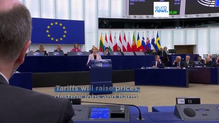 Von der Leyen vows to use all cards to 'push back' against Trump's reciprocal tariffs