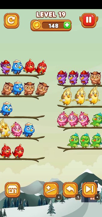 bird sort 2 color puzzle level 50.51.52.53.54.55.56.57.58.59.60.61.62.63.64.65.66.67.68.69.70.71.72.