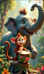 👉 Mastiwali Animal Band | Fun Hindi Kids Song | Dance & Sing Along! 🎶🦜🐵 @wofuntv9