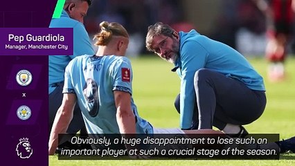 Guardiola reveals Haaland set to miss up to seven weeks