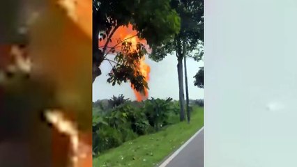 Gran explosión en Malasia: accidente en un gaseoducto en Kuala Lumpur