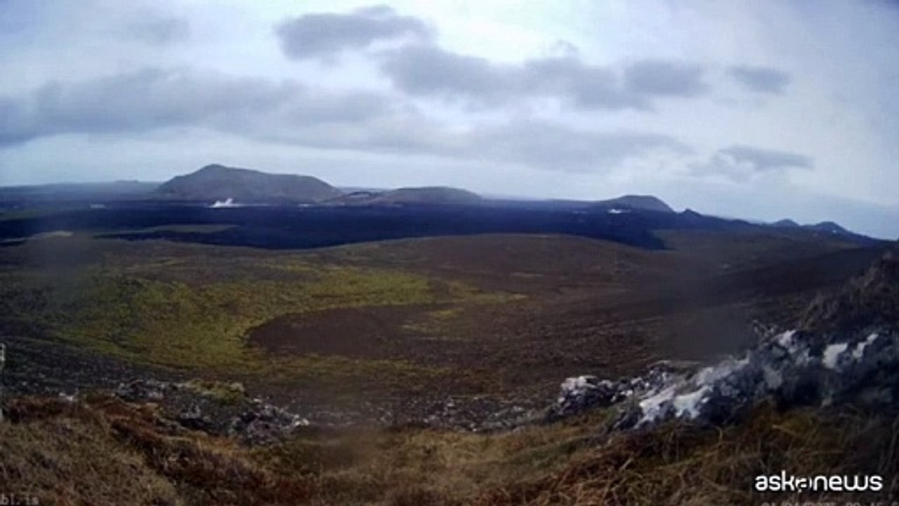 Islanda, nuova eruzione vulcanica a Nord di Grindavik