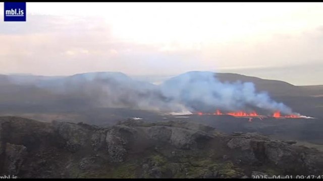 Islanda, nuova eruzione vulcanica a Nord di Grindavik