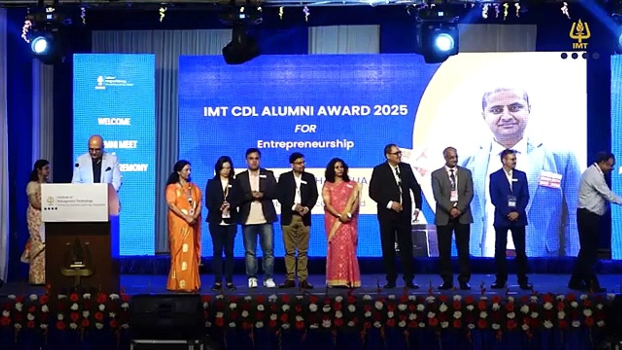 Entrepreneurial Journey of IMT CDL Alumni Mr  Honey Charnalia Founder & Business Leader at Riu Global Services Pvt Ltd. Mr. Charnalia was recognized at IMT CDL Alumni Meet and Excellence Awards 2025 for his achievements as an Entrepreneur.