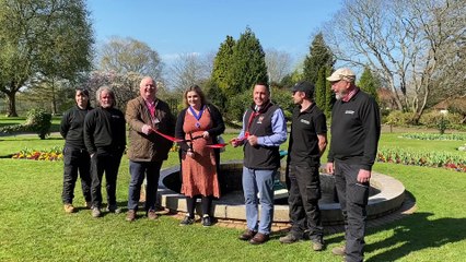 Council staff celebrate the hand-over of 25 green spaces to Wellington