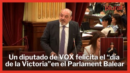 Un diputado de Vox en Baleares enaltece el Franquismo felicitando el "día de la Victoria"