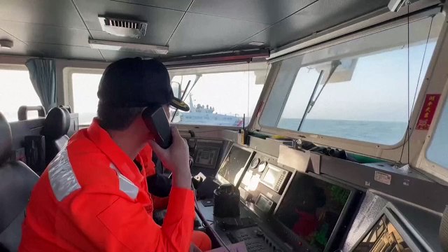 China despliega maniobras militares para simular un bloqueo de Taiwán