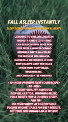 Fall Asleep INSTANTLY! With Delta Binaural Beats