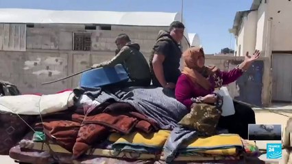 Desplazamiento masivo en Rafah tras órdenes de evacuación israelíes