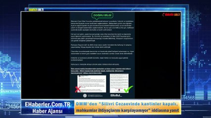 DMM'den "Silivri Cezaevinde kantinler kapalı, mahkumlar ihtiyaçlarını karşılayamıyor" iddiası yanıtı