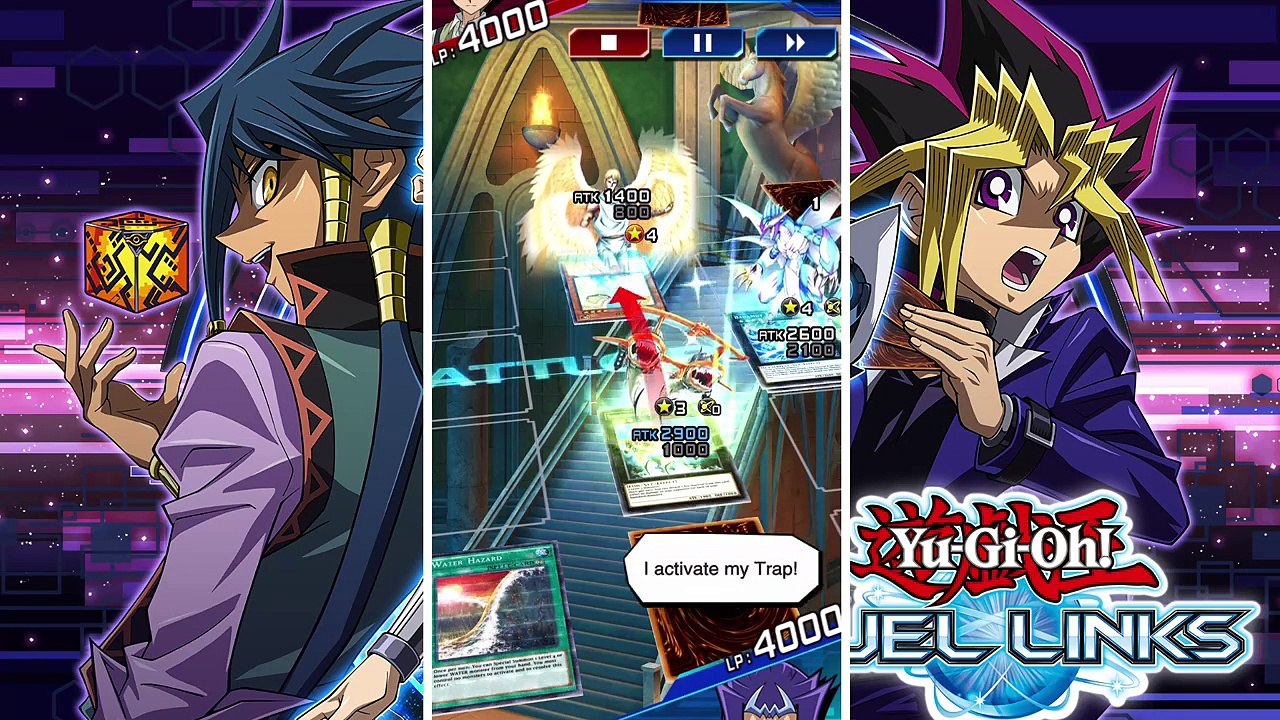 Yu-Gi-Oh! Duel Links - Shark Activates Xyz Revive Splash! x Shark Rising Skill