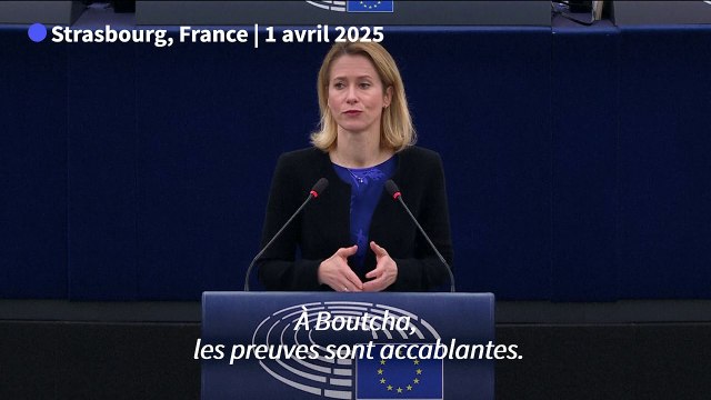 A Boutcha, en Ukraine, des preuves de crimes de guerre accablantes (Kallas)