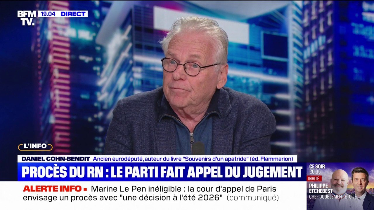 Daniel Cohn-Bendit (ancien eurodéputé): "Marine Le Pen hait l'Europe"