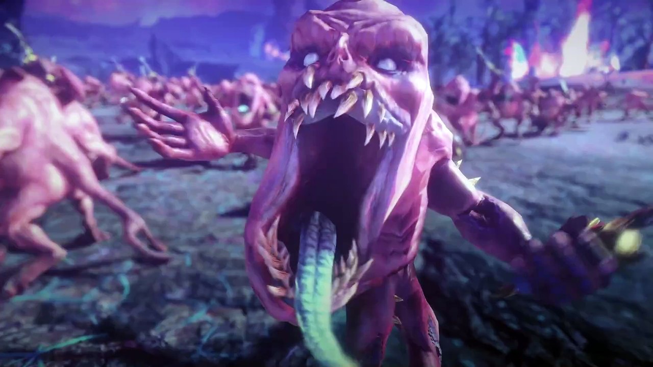 Das sind die Horrors, die wohl bekanntesten Dämonen des Tzeentch in Total War: Warhammer 3