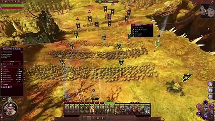 Eine Schlacht zwischen Nurgle und Slaanesh in Total War: Warhammer 3